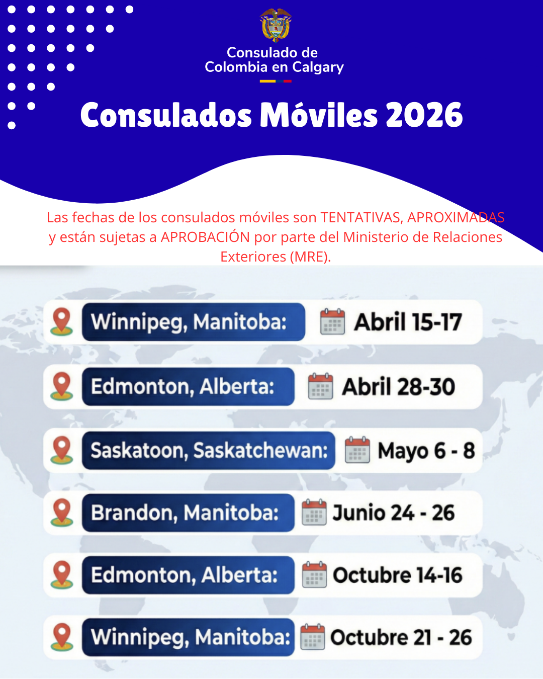 Consulados Móviles 2026