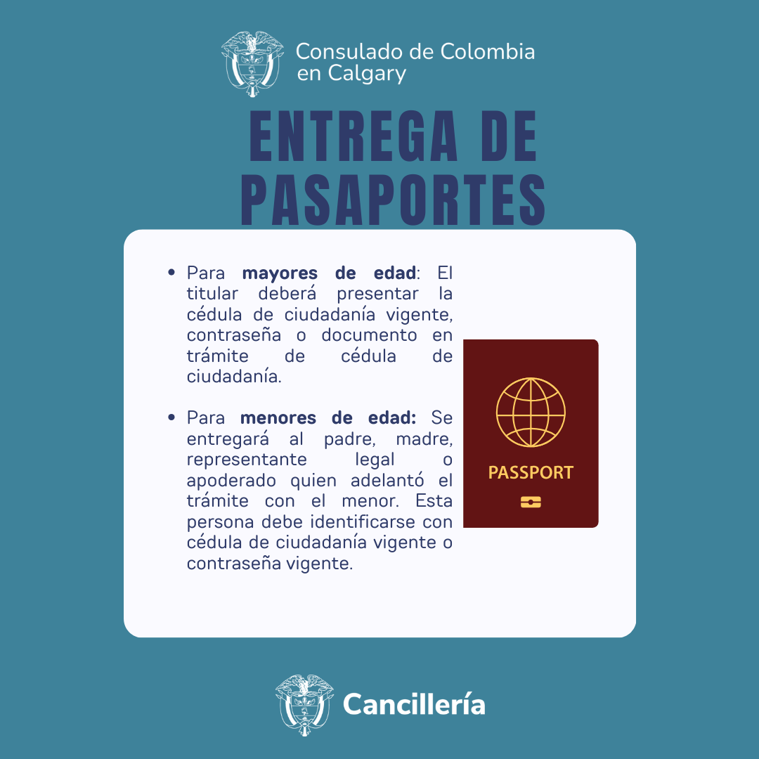 Entrega pasaportes