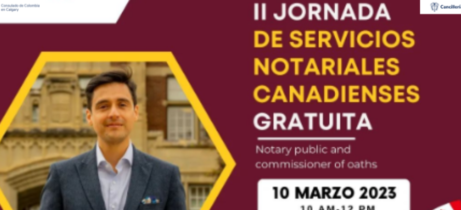 Consulado de Colombia en Calgary realizó la II Jornada de servicios notariales