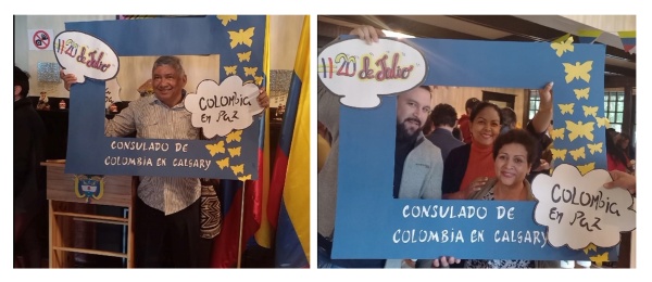 El Consulado de Colombia en Calgary conmemoró la Independencia Nacional: Decorando una Colombia en paz