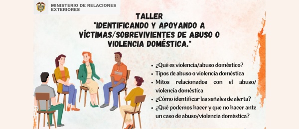 Consulado de Colombia en Calgary realizó Taller virtual de apoyo a víctimas y sobrevivientes de abuso o violencia